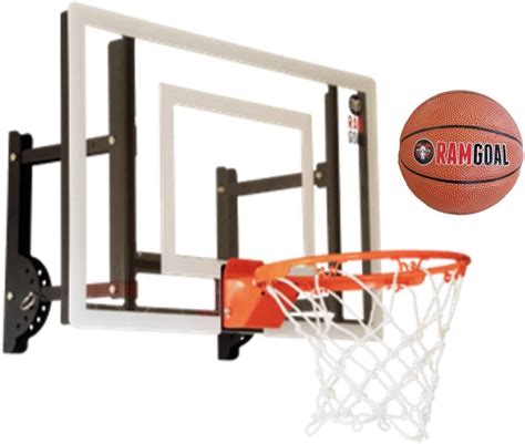 Ramgoal Wall Mounted Adjustable Mini Basketball Hoop With