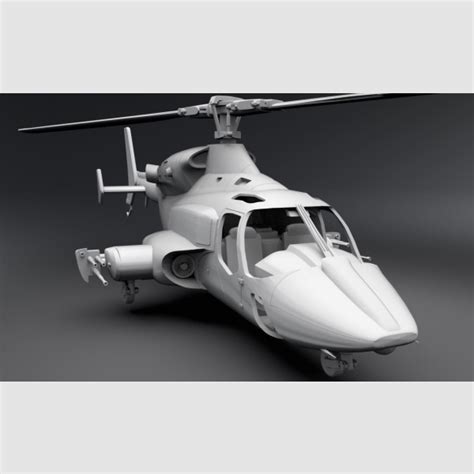 1/32 scale Bell 222 Airwolf - Solo 3D Studio