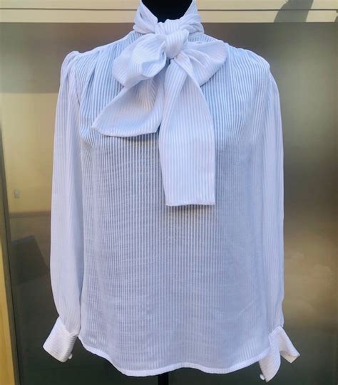 70s Pussy Bow Vintage Secretry Blouse By Lloyd Willia Gem