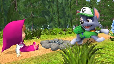 Run Run Run Paw Patrol Rescue Run Vs Masha Run The Game Has Cartoon