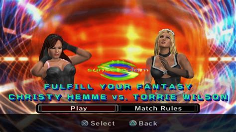 Wwe Smackdown Vs Raw Christy Hemme Vs Torrie Wilson Dailymotion