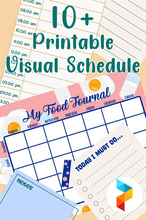 10 Best Free Printable Visual Schedule Printablee Hot Sex Picture