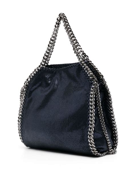 Stella Mccartney Mini Falabella Shoulder Bag Blue Farfetch