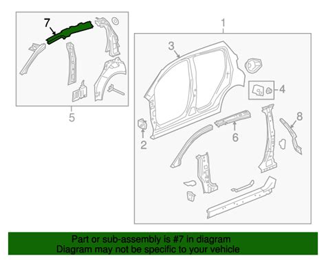 Chevrolet Spark Roof Rail Driver S Side Lh