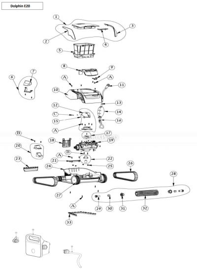 Ersatzteile F R Poolroboter Dolphin E Produkt Code Dole