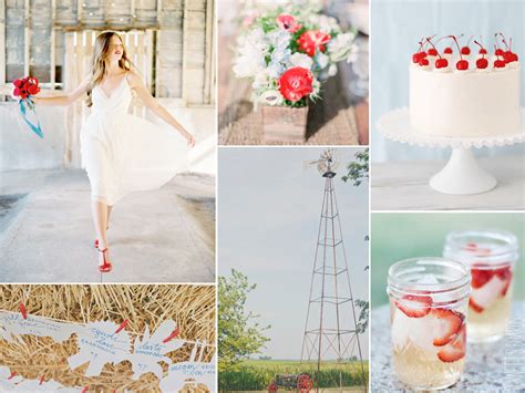 Red White And Blue Wedding Wedding Color Palette Wedding Color