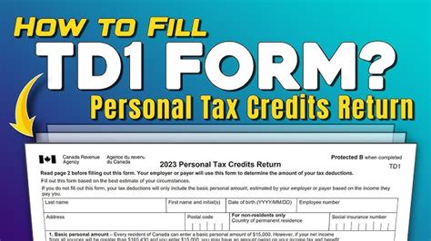 Td Tax Form 2023 - Printable Forms Free Online