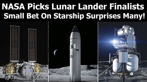 NASA Artemis Lunar Lander Selection Surprises Many (In a good way ...