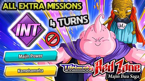 All Missions Int Turns All Types Kamehameha Majin Buu Saga