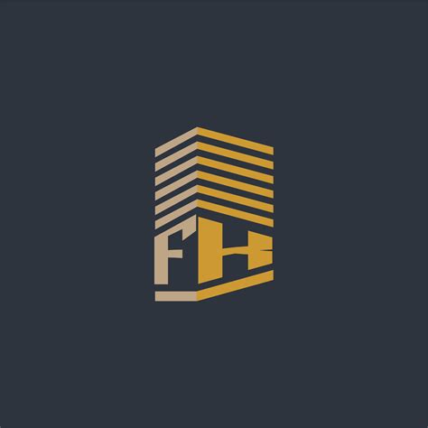 Fk Initial Monogram Real Estate Logo Ideas Vector Art At Vecteezy