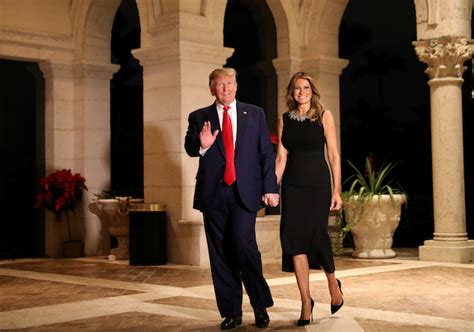 Melania Trump Dazzles In Jaw-Dropping Black Dress On Christmas Eve ...