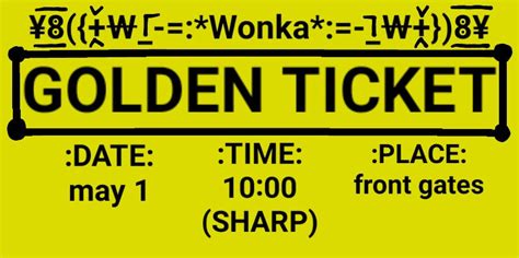 Custom wonka golden ticket by gavin53zan on DeviantArt