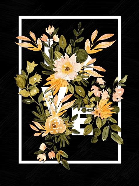 Floral Love Art Print By Nora Gad Fy