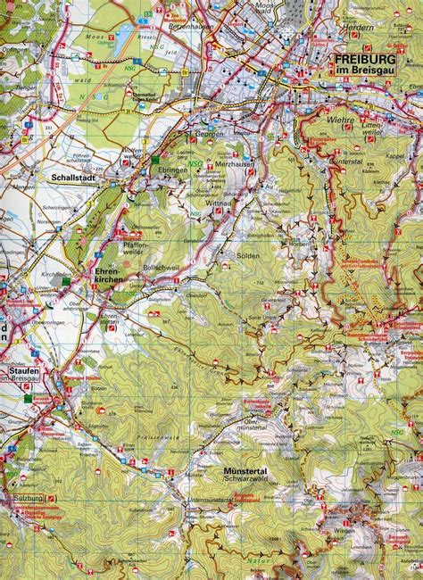 Fietskaart Adfc Regionalkarte Freiburg Und Umgebung Bva Bikemedia