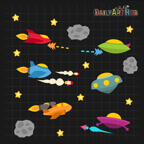 Space War Clip Art Set – Daily Art Hub – Free Clip Art Everyday