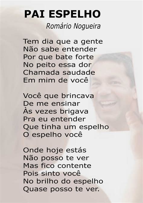 Apenas Poemas Pai Espelho