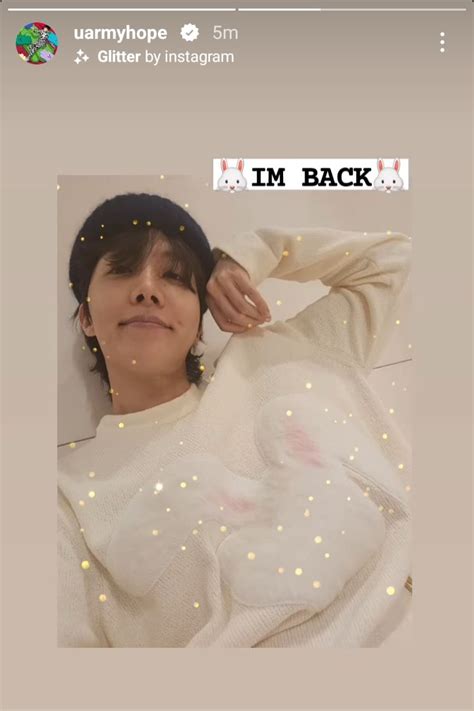 BTS IG Updates On Twitter 230102 Jhope Official Instagram Story