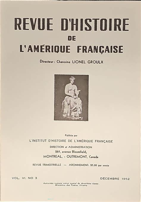 FRÉGAULT Guy Le Grand Marquis Pierre de Rigaud Revue d histoire