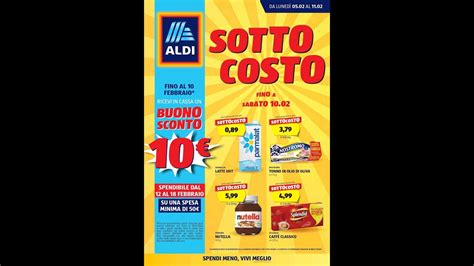 Volantino Aldi Dal Al Febbraio Youtube