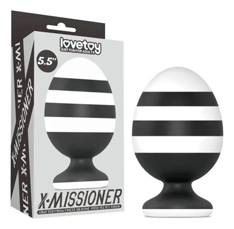 Tapón anal gigante a rayas Lovetoy x cm MercadoLibre