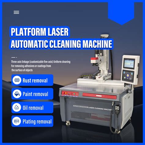 W W W Pulsed Platform Automatic Laser Cleaning Machine Laser