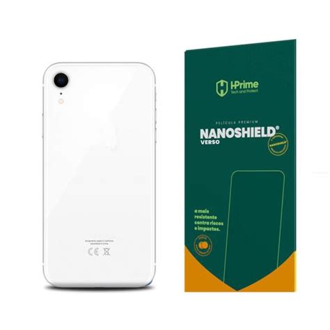 Película Traseira Fosca Premium HPrime Nanoshield para iPhones XR