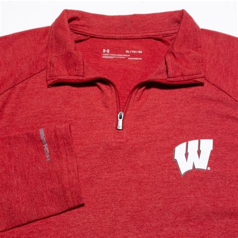 Under Armour Jackets And Coats Wisconsin Badgers 4 Zip Mens Xl Under