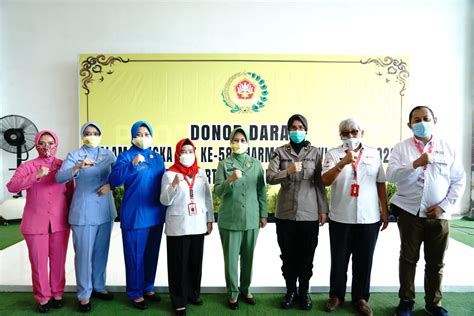 Peringati Hut Ke 58 Dharma Pertiwi Daerah B Gelar Donor Darah Barometer