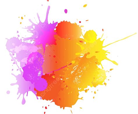 Banner With Colorful Blobs And Paint Blot Strip Bubble Vector Blot