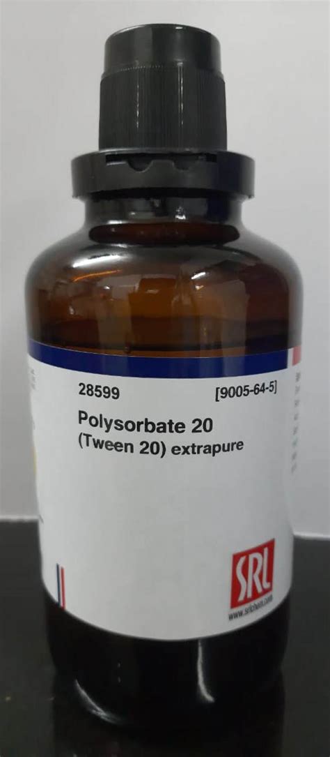 Polysorbate 20 Tween 20 Extrapure Organic Intermediates Organic