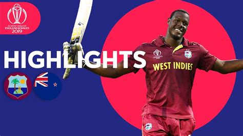 Amazing Brathwaite 100! | West Indies v New Zealand - Match Highlights | ICC Cricket World Cup ...