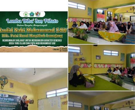 Lomba Diba Dan Pidato Maulid Nabi Muhammad SAW MTs PUTRI NURUL