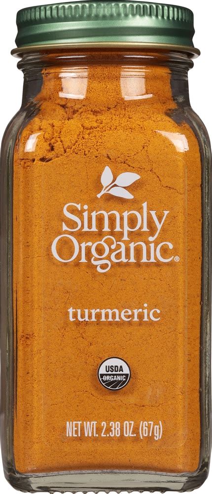 Simply Organic Turmeric -- 2.38 oz - Vitacost