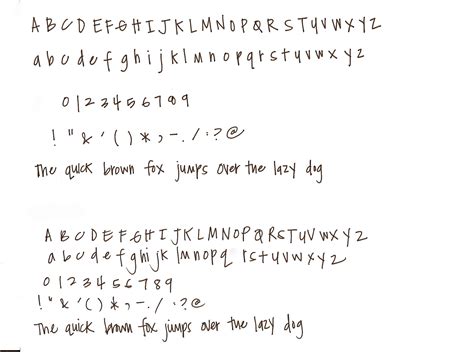 Computer Handwriting Fonts