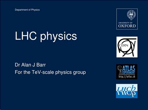 Ppt Lhc Physics Powerpoint Presentation Free Download Id1586924