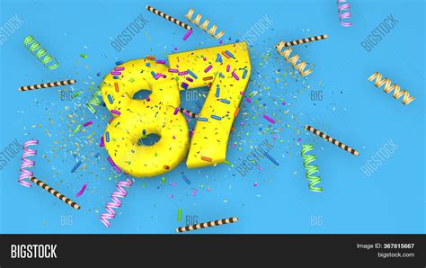 Number 87 Birthday Image And Photo Free Trial Bigstock