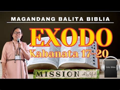 Exodo Kabanata Tagalog Audio Bible Youtube