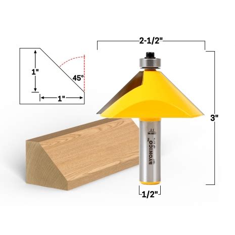 Edging Chamfer Degree Chamfer Edge Forming Router Bit