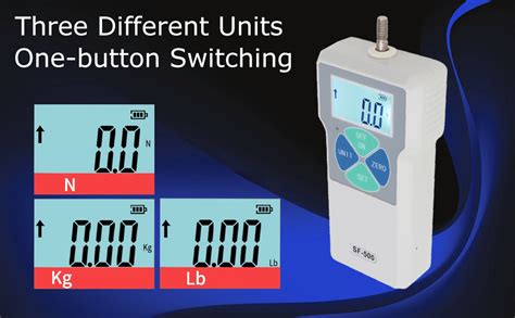 Sf Force Gauge Medidor De Fuerza Digital Probador De Empuje Y