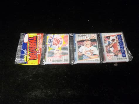 Lot Detail 1989 Fleer Bsbl 1 Unopened Rack Pack With B Ripken