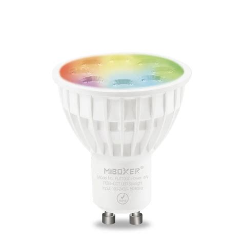 Miboxer Zigbee 3 0 4w Gu10 Rgb Cct Led Spotlight Fut103z Built In