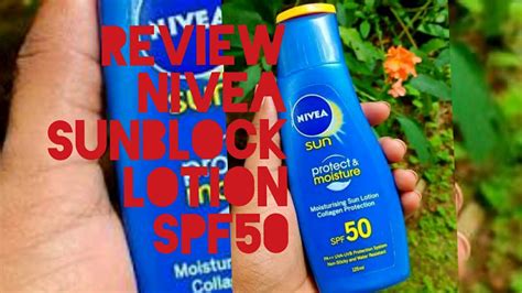 Product Review Nivea Sunblock Spf50 Affordable Sunscreen Youtube