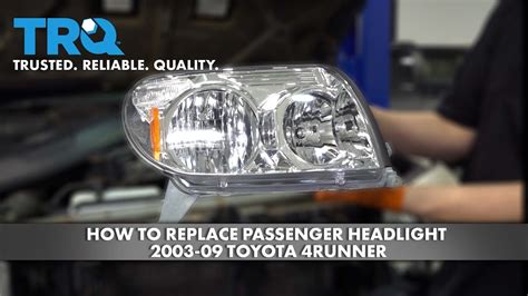 How To Replace Headlight Toyota Runner Youtube