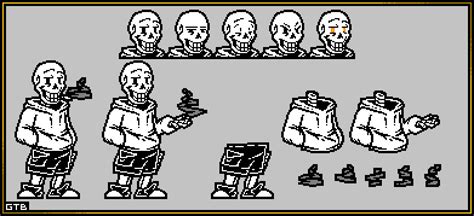 Underswap Papyrus Sprites V3 By Grabthatbread On Deviantart