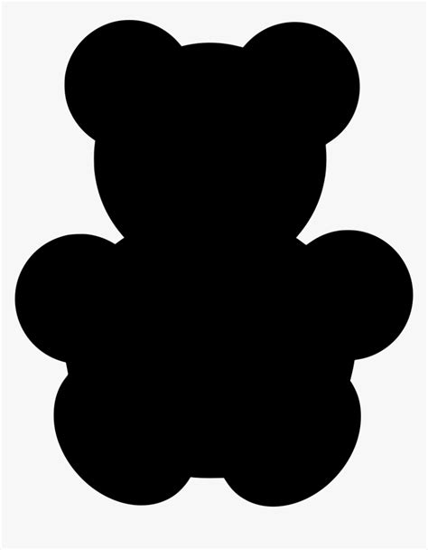 Teddy Bear Silhouette SVG