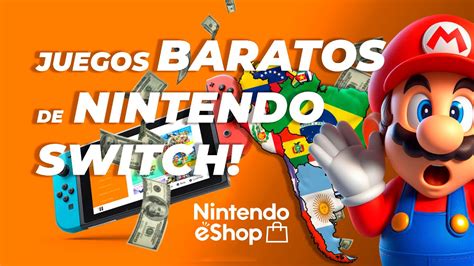 Juegos BARATOS De Nintendo SWITCH Eshop Sudamericana YouTube