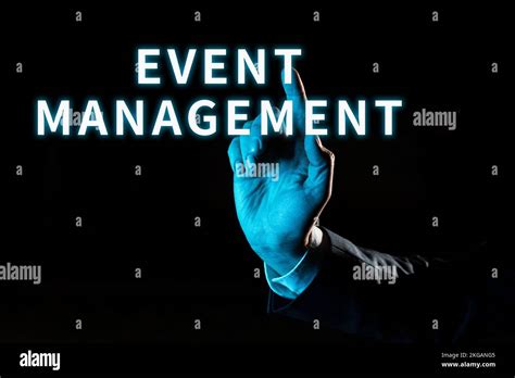 Text Caption Presenting Event Management Word For Special Occasion