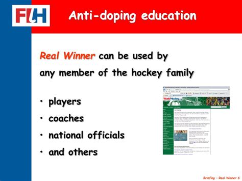 Ppt Anti Doping Education Real Winner Powerpoint Presentation Free