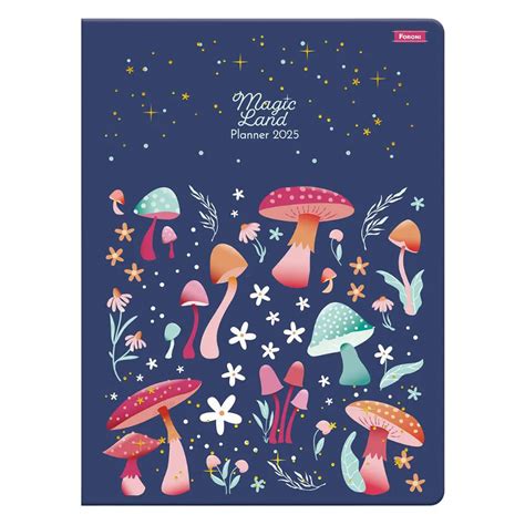 Foroni Planner Grampeado Magic Land Organize Seu Dia Estilo