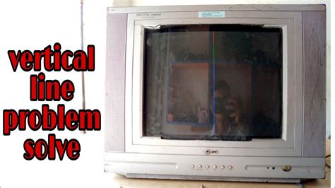 How To Repair CRT TV Vertical Line Problem Solve SAMI Tv5 YouTube